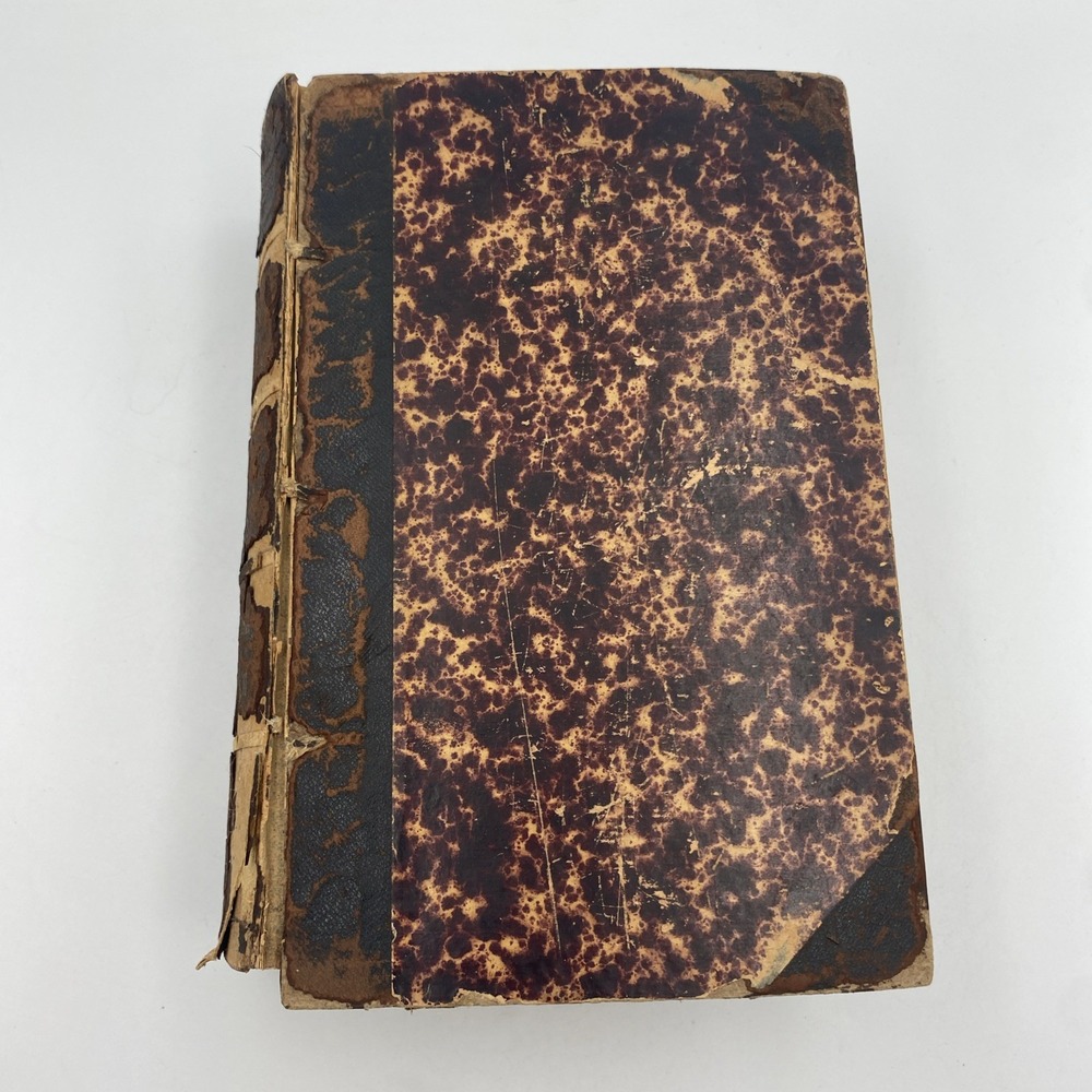 Antique Rare 1885 French and English Dictionary by A.G. Collot HC